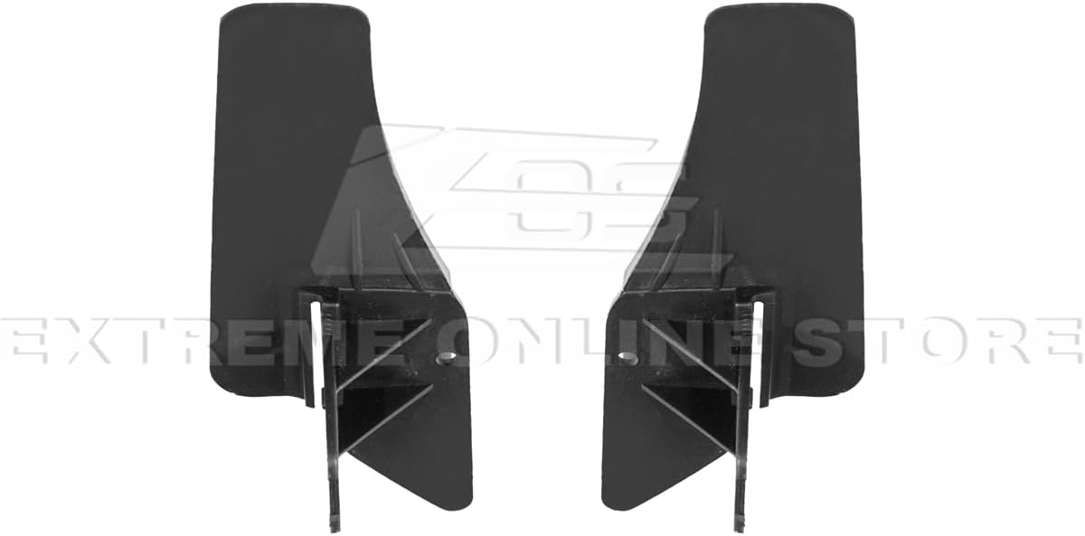 Replacement for 2010-2014 Ford Mustang S197 Models | S550 GT500 Style Replacement Side Skirts Rocker Panel Extension Pair (ABS Plastic - Matte Black)