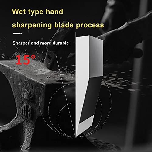 TJ POP Meat Cleaver Knife 7.5 Inch, Ultra Sharp Chinese Chef's Knives, Full-Tang Chopping Knife, 30Cr13 Steel Blade Thickness 2.5 mm, TJ SEGA Series TC1705 by TJ POP - Image 2