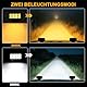 antom 2er LED Arbeitsscheinwerfer 172W 6500K 9-60V IP68 wasserdicht led Scheinwerfer Zusatzscheinwerfer für Traktoren,ATV, Outdoor-Enthusiasten,Nachtarbeit auf Baustellen