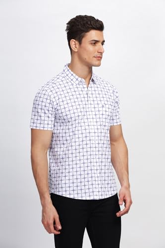 Image of BULLMER Trendy Regular Fit Printed Causal Shirt for Men - Pack of 1