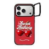 CASETiFY インパクト リングスタンド iPhone 17 Pro ケース [スタンド機能/薄型 軽量/耐衝撃] - Sweet Nothing - クリア ブラック