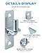 WENHUALI Wall Mount Gate Hinges 2 Pack Farm & Chain Link Gate Hinges with 5/8'' Pin, Heavy Duty Outdoor Metal for Fence Posts
