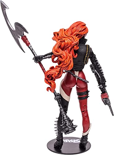 Image of McFarlane Toys Spawn She Spawn 7 inch Action Figure Deluxe Box Set with Eight Accessories