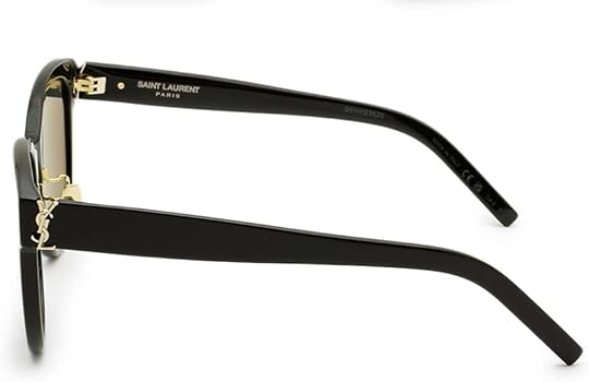Amazon.com: SAINT LAURENT SL M107/K-004 Black One Size : Clothing