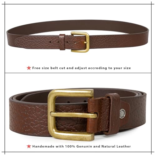 Image of HORNBULL Mens Alane Leather Belt | Casual Leather Belt for Men