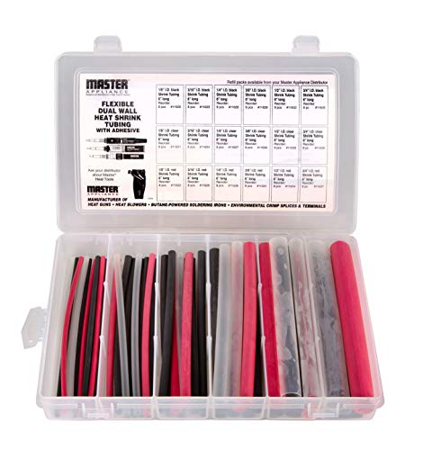 Black Friday Clearance Master Appliance 10064 Adhesive Lined Shrink Tubing Kit, 18 items, 48 pieces Black Friday Clearance Master Appliance 10064 Adhesive Lined Shrink Tubing Kit, 18 items, 48 pieces