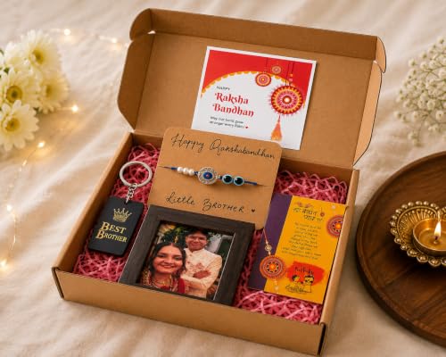 Image of HBH Rakhi Hamper for Brother Celebration Set