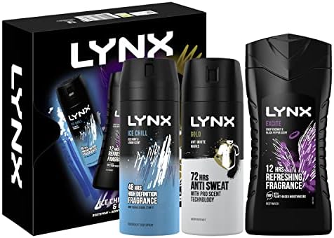 LYNX All Stars Trio three iconic scents Gift Set perfect 3 piece gifts for him