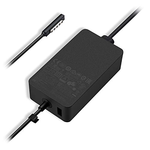 BatPower 12V 3.6A Surface 48W Charger Compatible with Microsoft Surface Pro 2 1 Surface RT Tablet 1536 Power Supply Ac Adapter Cord, 5V 1A USB Charge for Tablet and Smartphone - Thumbnail 3