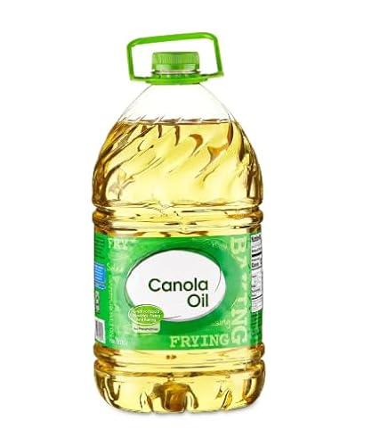 Pure Canola Cooking Oil – 1 Gallon, Light & Neutral Flavor, Ideal for Frying, Baking, and Sautéing