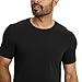 Jockey Men's Undershirt Cotton Stretch Crew Neck Undershirt - 3 Pack, Black, M