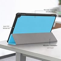 Dreifach-Hülle für H10 Tablet (13. Generation, 2023/2025 Release) - 10,1 Zoll PC Hartschalen-Rückteil mit Automatischem Wake/Sleep, Mehreren Betrachtungs(Sky Blue) – Ansicht 8