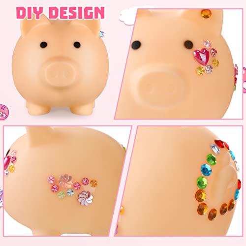 3 Pcs Cute Piggy Bank, Unbreakable Plastic Money Bank, Coin Bank For Girls And Boys, Small Size Piggy Banks For Kids Adults Birthday Baby Shower Graduation Gifts #TOP4