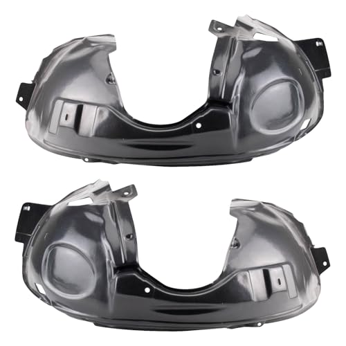 Image of TRQ Inner Fender Liner Set Compatible with 2002-2008 Mini Cooper MC1248101 MC1249101