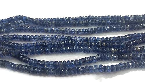 Kyanite Bleue Perles Facettées 4mm pour Remplacer Vos Pierres Opaques