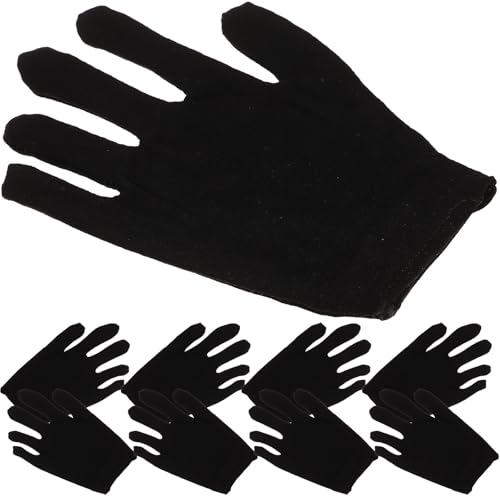 Guantes de algodón hidratantes negros contra la sequedad y el desgaste