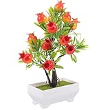 Arbres fruitiers artificiels en pot : ces plantes artificielles en pot sont d'un réalisme saisissant et apportent une touche de verdure et de fraîcheur à votre intérieur. décoration de bureau ou de table