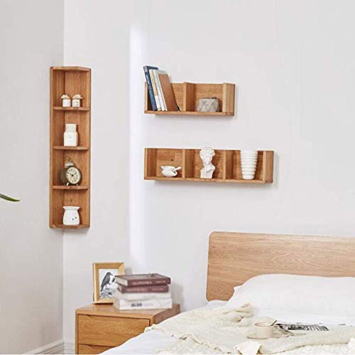 Uxzdx Cujux Wall Shelf - Hanging Entryway Shelf, Wall Mounted Storage Cabinets Coat Rack，Wood Modern Display Home Decor Furniture (Size : 83.5X16X16Cm) #TOP2