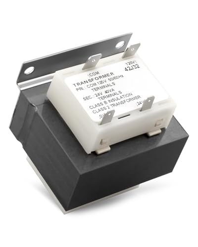 Urnqowuy 42J32 HVAC Furnace Transformer Fits for Lennox Furnace Transformer, Primary 120 VAC, Secndary 24 VAC, Fuse 40 VA (Line Side)