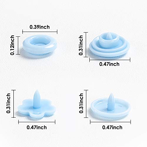 KKL Snaps 15 Colors 360 Sets Snap Buttons Snaps for Clothing and Snap Pliers Set,Plastic Snaps and Tool Set Snap Sewing Fasteners Craft Snaps Closures,Plastic Buttons for Sewing Craft Garments