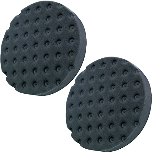 Shurhold 4956386 Pro Polish Black Foam Pad - 2-Pack - 6.5 F/Dual Action Polisher