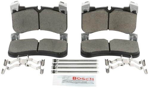 Image of BOSCH BC2184 QuietCast Premium Ceramic Disc Brake Pad Set - Front | Compatible with Select Land Rover Defender 110, Discovery, Range Rover, Range Rover Sport