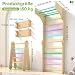 Sprossenwand Kinderzimmer – 6-in-1 Klettergerüst mit Kletterwand, Schaukel & Ringen, Holz-Set für Motorik & Spielspaß Indoor