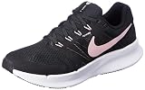Nike Women's Run Swift 3 Road Running Shoes, Black/Med Soft Pink-White, 8.5
