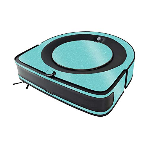 Image of MightySkins Glossy Glitter Skin Compatible with iRobot Roomba s9 Vacuum - Solid Turquoise | High-Gloss Glitter Finish | Easy to Apply and Change Styles | Made in The USA