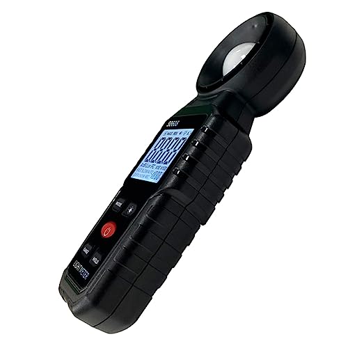 Digital Illuminance Light Meter Tester 200,000Lux Meter (18,500FC) Luxmeter Lighting Intensity Brightness Measurement Tool for Indoor Outdoor Grow Plants Film Photography lumens LED Photometer - Thumbnail 3