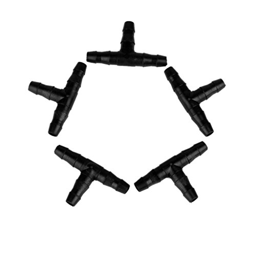 20pcs Estratagema Riego 4/7 Tee Sistema Manguera Pua Tuberia Apropiado Goteo