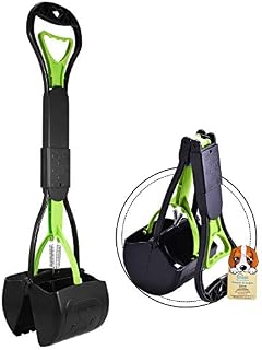 PPOGOO Non-Breakable Pet Pooper Scooper for Dogs and Cats with Long Handle High