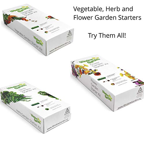 Window Garden - Chervil Herb Kit - Grow Your Own Food. Germinate Seeds On Your Windowsill Then Move To A Patio Planter Or Vegetable Patch. Mini Greenhouse System Make’s It Foolproof, Easy And Fun. #TOP6