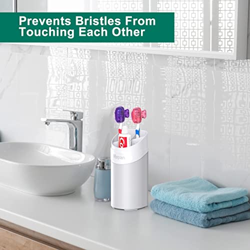 Mspan Toothbrush Head Cover Cap: Toothbrush Protector Brush Pod Case Protective Plastic Clip Travel - 8 Packs #TOP4