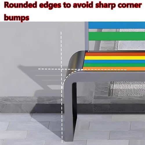 Weatherproof Stainless Steel & Wood Plastic Outdoor Bench with Backrest, 400kg Capacity, 120x40x80cm, Ideal for Gardens, Parks, Communities & Public Areas