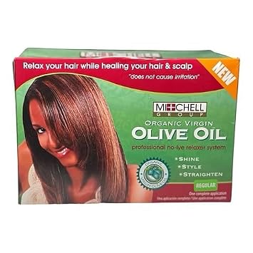 Organic Olive Oil Built-In Protection Full Application No Lye Regular Relaxer Normal Strength Pack of 1