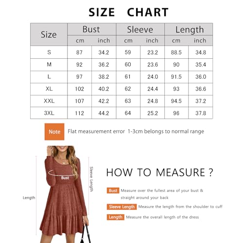 Zetieny-Vestidos-Mujer-Sueter-de-Punto-de-Manga-Larga-Cuello-Redondo-A-Line-Casual-Tunica-Vestidos-de-Otono-Invierno