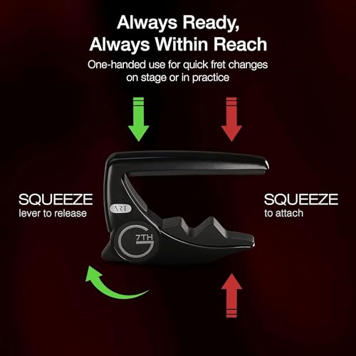 G7th Performance 3 Capo with ART, black (C81020) by G7th - Image 6