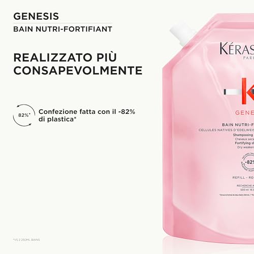 KéRastase Genesis Bain Nutri-Fortifiant Shampoo Idratante E Rivitalizzante Anti-Caduta Dei Capelli 500 M - 6