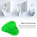 Urinal Splash Pad - Triangle Urinal Screen with Deodorizer, Men's Urinal Hygiene Solution(绿色)