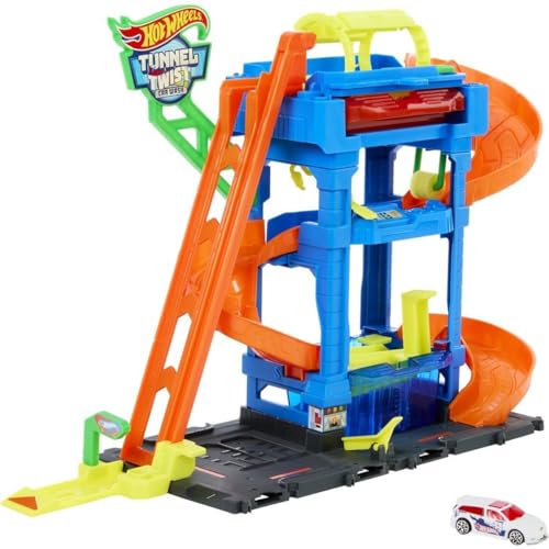 Hot Wheels Autolavaggio con Tunnel HTN80