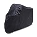 Produktbild Gr. L Motorrad Abdeckplane Abdeckung Ganzgarage Faltgarage Waterdicht, Staubdicht, Sonnenschutz 225x120x57cm Schwarz mit Tasche