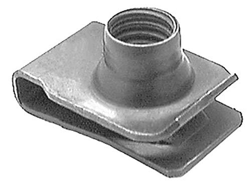 Image of 25 Extruded U Nuts M8-1.25 Screw Size
