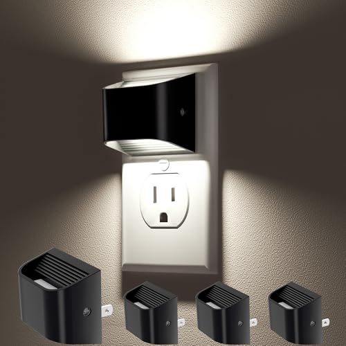 VOLISUN LED Night Light Cool White, 4 Pack Up and