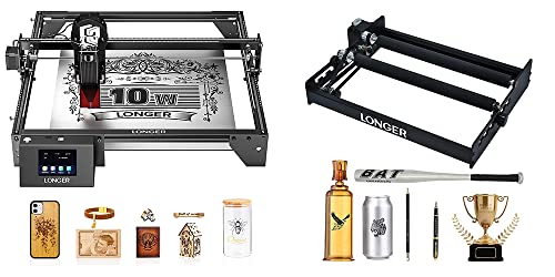 Longer Ray5 10W Laser Engraver And Cutter+ Laser Engraver Rotary Roller #TOP14
