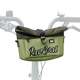 ROCKBROS Folding Bike Handlebar & Shoulder Bag – Universal Hook-and-loop fastener Mount, Convertible Front Crossbody Bag for Commuting, Cycling & Daily Rides