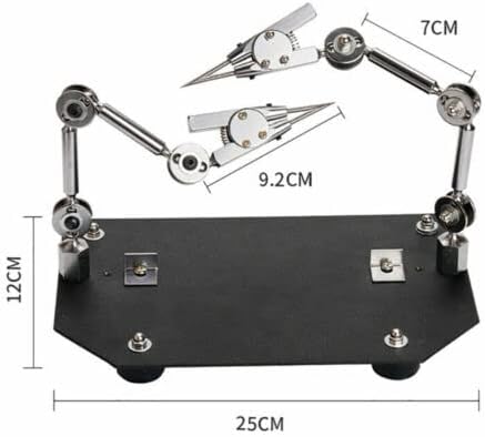 Third Hand Soldering Station Jewelry Welding Clamp Welded Fixture Head Clamp