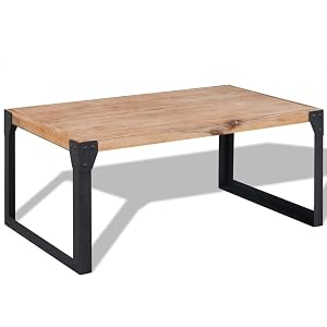 Coffee Table Solid Acacia Wood 39 4x23 6x17 7 Living Room Accent