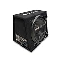 Caliber Subwoofer Aktiv Set für Auto - 12 Zoll Bassbox mit Verstärker 600W Spitzenleistung, 200W RMS - Active Autolautsprecher Set inkl. Endstufe für Autoradio - Kraftvoller Bass für Car - Schwarz