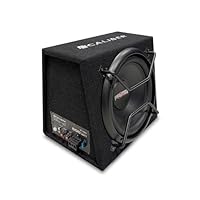 Caliber Subwoofer Aktiv Set für Auto - 12 Zoll Bassbox mit Verstärker 600W Spitzenleistung, 200W RMS - Active Autolautsprecher Set inkl. Endstufe für Autoradio - Kraftvoller Bass für Car - Schwarz